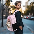 thumbnail image 3 of Psesaysky Cute Owl Heart Glasses Backpack for Girls,School Large Bookbag Boys Lightweight Daypack, 3 of 7