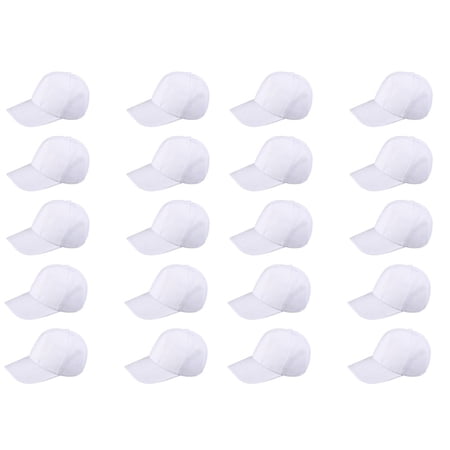 Lot De 4 Casquettes Graffiti DIY Pour Enfants Arrderly - Casquettes Baseball Blanches à Personnaliser