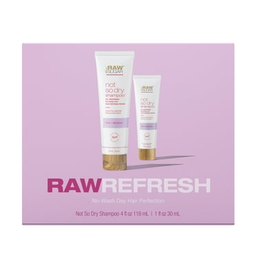 Raw Sugar Raw Refresh Holiday Gift Set with Dry Shampoo, Aloe   Bamboo, 2 Piece