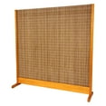 thumbnail image 2 of Handmade Tobacco and Bamboo Honey Room Divider (China), 2 of 2