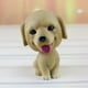 thumbnail image 3 of Resina Bobble Head Dog 2 piezas de de animales modelo lindo perro decoraciones en apariencia Samojeden + Golden Retriever 9x6cm Fanmusic Resina Bobble Head Dog, 3 of 7