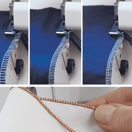 SINGER® Heavy Duty Serger HD0450S, 2-3-4 Thread Capability, Metal Frame, LED Lights
