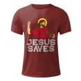 thumbnail image 5 of Wyzesi T-Shirt Bleu Garçon Mode Homme T-Shirt Imprimé, 5 of 5