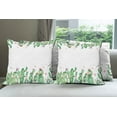 thumbnail image 6 of Ambesonne Cactus Throw Pillow Cover 4 Pack, Tender Romantic Blossoms, 18", Green Coral Lavender, 6 of 7