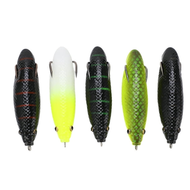 Fishing Lure,5Pcs Long Shot Frog Fishing Accessories Artificial Lure  Streamlined Design 