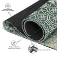 thumbnail image 3 of Extra Large Boho Pattern Anti-Slip Playing Surface 31.5 Inch Square Rubber Mahjong Mat with Noise Reduction for Chinese Tiles and Family Game Nights, 3 of 7