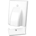 thumbnail image 2 of Vanco 120617X - Hinged Bulk Cable Wall Plate, Single Gang, White Bulk, 2 of 2