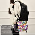 thumbnail image 6 of Insulated Lunch Bag 6L Leak-Proof Lunch Box with Shoulder Strap Multiple Pockets Lunch Tote Vibrant and Lively Butterflies, 6 of 9