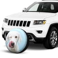 thumbnail image 2 of Kdxio Puppy Licks Nose for Tire Cover Wheel Protectors Tyre Covers Weatherproof Wheel Covers Universal Fit for Trailer Rv SUV Truck Camper Travel Trailers 15 inch, 2 of 8