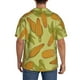 thumbnail image 3 of Fotbe Corn Camisa Estampada de Manga Corta para Hombre, Casual de Verano, Estilo Playero, Sin Arrugas-Small, 3 of 5