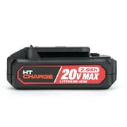 (2 pack) Hyper Tough 20V Max 2.0Ah Lithium-Ion Rechargeable Battery, New Condition
