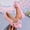 Pink, variant on KIJBLAE Women's Vintage Bow Knot Low Cut Flats, Solid Slip On Lazy Daily Comfortable Casual Moccasins Black 40