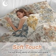 thumbnail image 5 of Farmhouse Morocco Bedding 3 Piece Duvet Cover Set Twin Size, Boho Abstract Shabby Texture Art Soft Microfiber Comforter Cover with Zipper Closure & Pillowcases, Wrinkle & FadeResistant Quilt Cover, 5 of 9