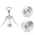 thumbnail image 3 of 1 PCS Portable Stainless Steel Red Wine Opener Wing Type Metal Sommeliers Wine Corkscrew Bottle Openers Corkscrews, 3 of 8