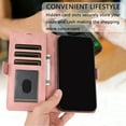 thumbnail image 2 of PU Leather Flip Case For Samsung Galaxy S23 S22 S21 S20 FE Ultra S10 S9 Plus Lanyard Wallet Card Slots Magnetic Cover, 2 of 5