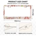 thumbnail image 3 of Coolnut Sloth License Plate Frames 2pcs, Aluminum Universal Car License Plate Holder with Elliptical Hole for US Vehicles, 12"x 6", 3 of 7