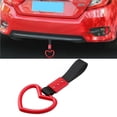 thumbnail image 1 of Car Warning Ring Modification Automobile Bumper Buckle Fittings Fitting Small Size Heart Shaped Bumper Warn Buckle Modified Component Replacement Red, 1 of 9
