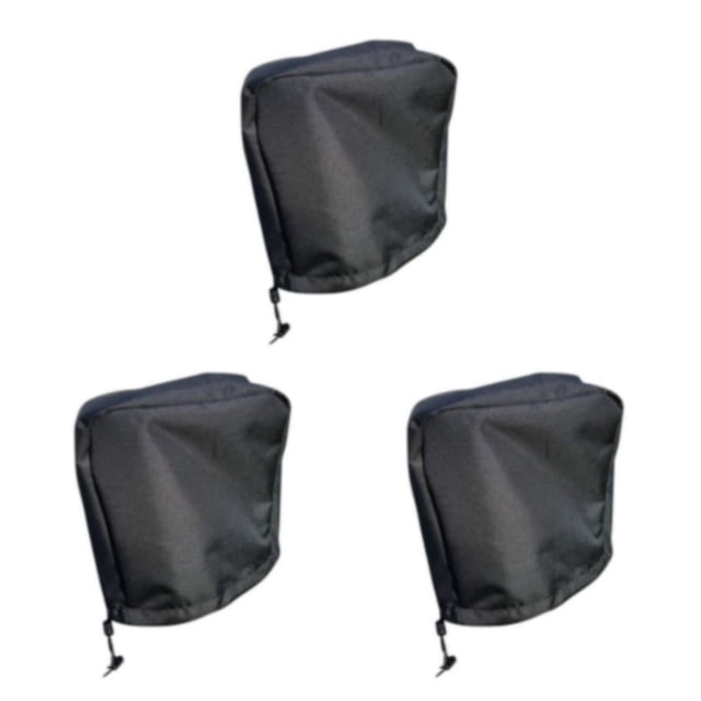 Kenally Cubierta de remolque impermeable negra - A prueba de polvo ampliamente utilizada para caravanas Cubierta de enganche de caravanas negro Type1 NO1