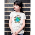 thumbnail image 2 of Protect The World Quote T-Shirt Juniors -Image by Shutterstock,  x-Large, 2 of 4