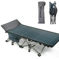 thumbnail image 1 of Lilypelle 75" Folding Camping Cots,Adult Oxford Strong Heavy Duty Wide Sleeping Bed for Camp Office Use, 1 of 11