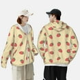 thumbnail image 5 of Picia Strawberries Women's Men's UPF 50+ Sun Protection Hoodie Shirt Long Sleeve SPF Fishing Outdoor UV Hiking Lightweight Shirts-Medium, 5 of 9