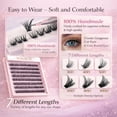 thumbnail image 3 of Kit de grupos de pestañas WIGICD D Curl 9-16 mm, 70 piezas, 3 of 7