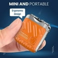 thumbnail image 2 of R-12 Luggage Electric Shaver, 2025 New Beard Shaver Mini and Portable Suitcase Design, Portable Razor Traveller Mini Shaving for Men Waterproof, Men's Favorite Mini Electrict Shavers (Orange), 2 of 2