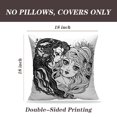 thumbnail image 2 of LALILO Throw Pillow Covers Two Characters Day And Night Union Symbol Moon Cushion Cover 18" x 18", 2 Pack, 2 of 6