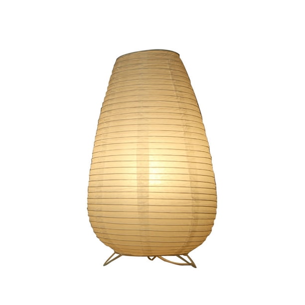 Lámpara de Mesa FLhrweasw Linterna Papel Nórdica LED Decorativa