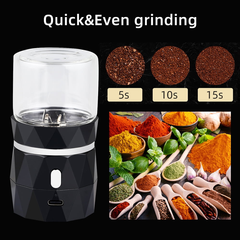 Grinder Home Portable Electric 200W High Power 400mAh 16000rpm Speed Herb  Pulverizer 