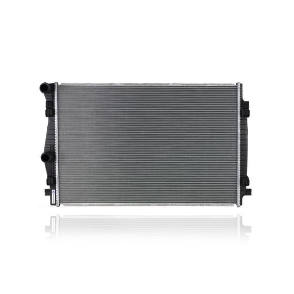 Radiator - Cooling Direct Compatible/Replacement for '19-21 VW Volkswagen Jetta Sedan/Golf SportWagen 4-Cylinder 1.4 Liter Main Primary - Plastic Tank, Aluminum Core - 5QM121251F