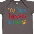 thumbnail image 4 of Inktastic My Papa Loves Me Boys or Girls Baby Bodysuit, 4 of 5
