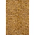 thumbnail image 2 of Addison Rugs Mayfield Washable Cowhide Diamond Tracks Brown Rectangle Rug, 5' x 7'6", 2 of 6