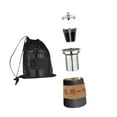 thumbnail image 3 of figatia Camping Tea Kettle Mugs Set Stainless Steel Tea Pot for Hotel Fishing Picnic black, 3 of 8