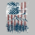 thumbnail image 2 of Men's Lost Gods Distressed American Mountain  Graphic T-Shirt, 2 of 3