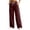 *Wine, variant on VBVC Women's Corduroy Drawstring Sweatpants , Baggy Ribbed Lounge Trousers For Women , Ladies' Wide Leg Casual Pants with Pockets, Black , S-3XL