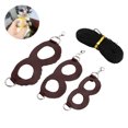 thumbnail image 4 of Hamster Leash Rope, Durable Artificial Leather Hamster Harness Easy To Wear Nylon Webbing  For Hamster Rats Black,Red,Coffee, 4 of 8