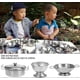 thumbnail image 4 of Kitchens Accessories Toys Stainless Steel Cookware Cooking Utensils Pan Toys Set Educational Gift Role Play for Children, 4 of 5