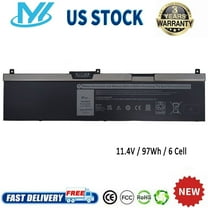 ✅NYFJH 11.4V 97Wh Laptop Battery Replacement for Dell Precision 7530 7730 7540 7740 Series Laptop P34E P34E001 P34E002 P74F P74F001 P74F002 5TF10 0WMRC GW0K9 0NYFJH