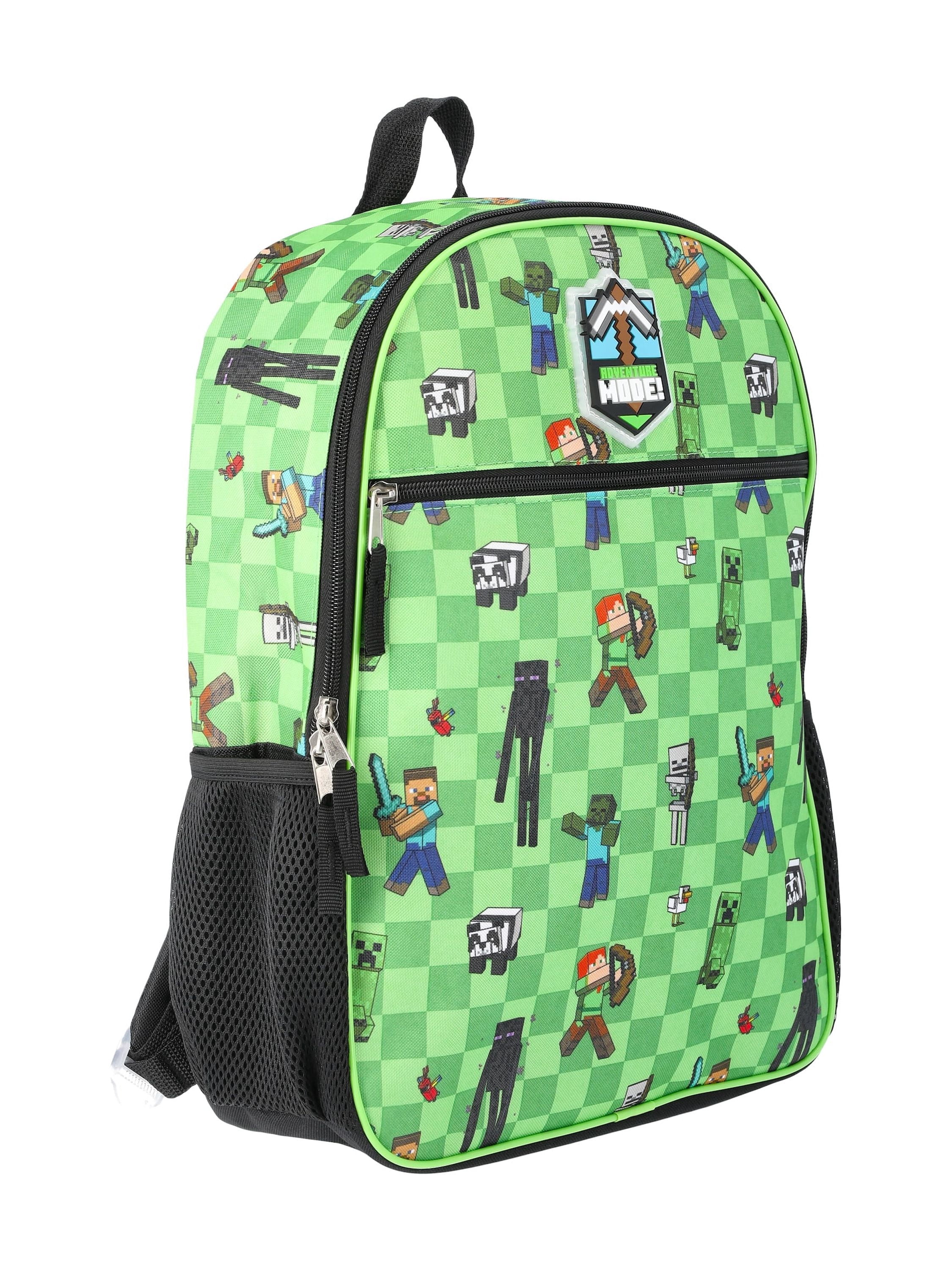 Minecraft Boys 16" Backpack, Green