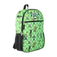 thumbnail image 5 of Minecraft Boys 16" Backpack, Green, 5 of 6