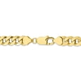 thumbnail image 4 of 10K Yellow Gold Curb chain 20 in 7.75 mm 7.75mm Flat Beveled, 4 of 5