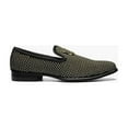 thumbnail image 7 of Stacy Adams Men Shoes Swagger Studded Slip On Satin Black Gold 25228-715, 7 of 7