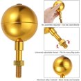 thumbnail image 4 of Flag Pole Ball Topper Ornament Outdoor Flagpole Topper Replacement Thread Flag Pole Topper, Aluminum Alloy Flagpole Ball Topper Fits Standard Usa Flag, 4 of 5