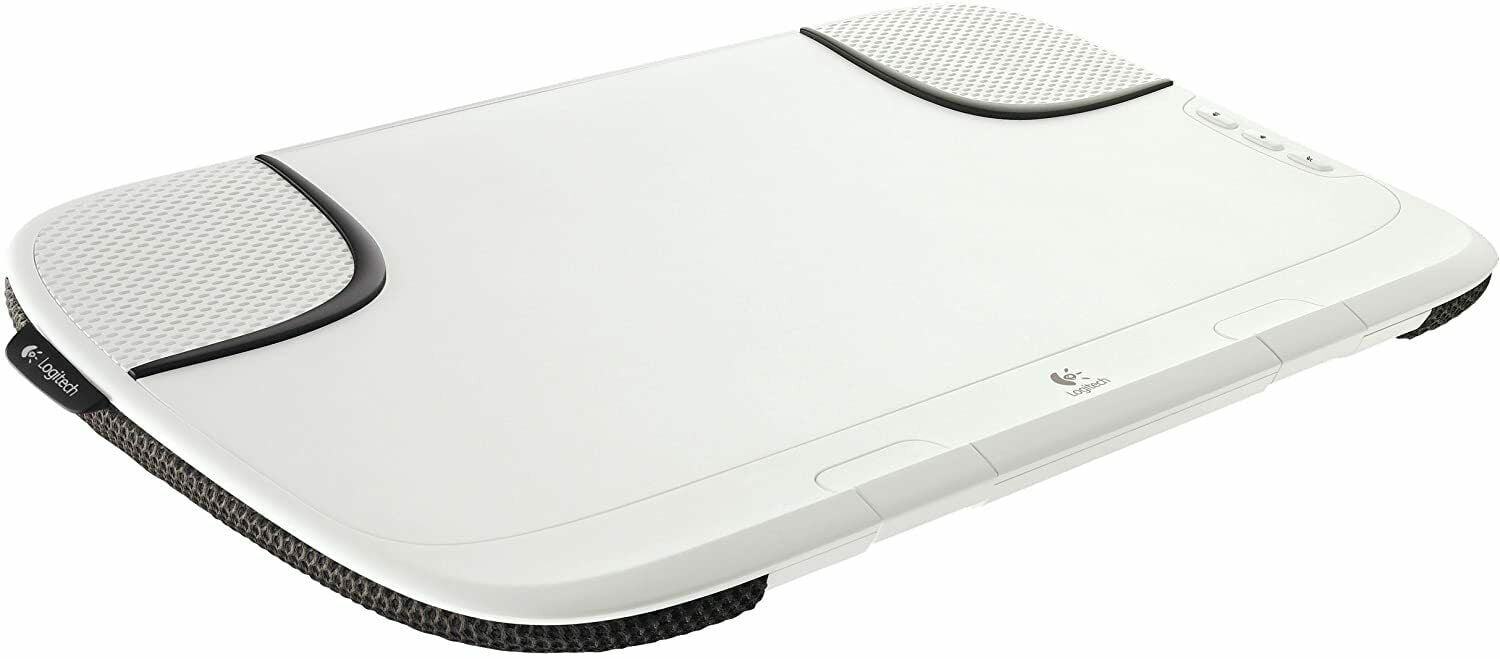 Speaker Lapdesk N550 : un support pour portable avec enceintes chez Logitech