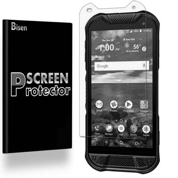 Fit For Kyocera DuraForce Pro 2 (2nd Gen) [4-Pack BISEN] Ultra Clear Screen Protector, Anti-Scratch, Anti-Shock