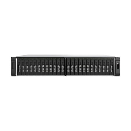 QNAP TS-H3077AFU-R7-64G-US 2U 30-bay 2.5" SATA 6Gbps all-flash NAS, AMD Ryzen 7 7000 series, 64GB DDR4 non-ECC RAM