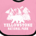 thumbnail image 4 of Inktastic Yellowstone National Park with Bear Mountains and Trees Boys or Girls Baby Bib, 4 of 4