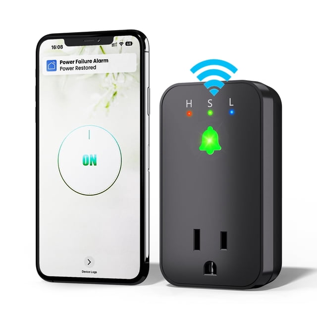 Alarma de fallo de alimentación Satisure WiFi con notificaciones de aplicaciones