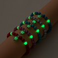 thumbnail image 2 of Pulsera elástica de cuentas de loto con turquesa roja, pulsera luminosa de energía de yoga, pulsera de cuentas de turquesa, 2 of 5